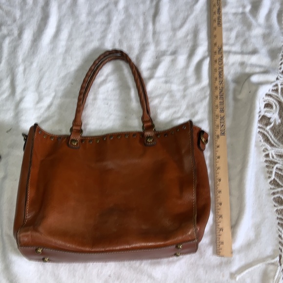 Patricia Nash zipper tote distressed leather - Picture 5 of 10